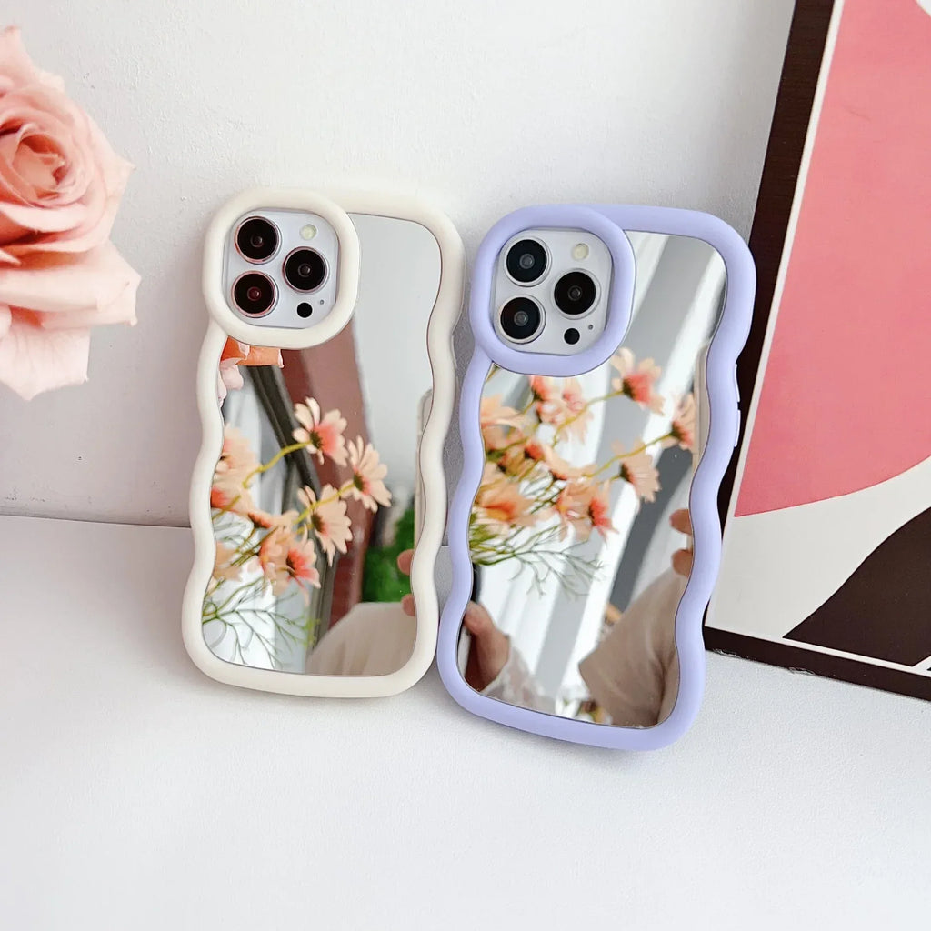 Silicone Niche Cloud Wave iPhone Case - Viexta