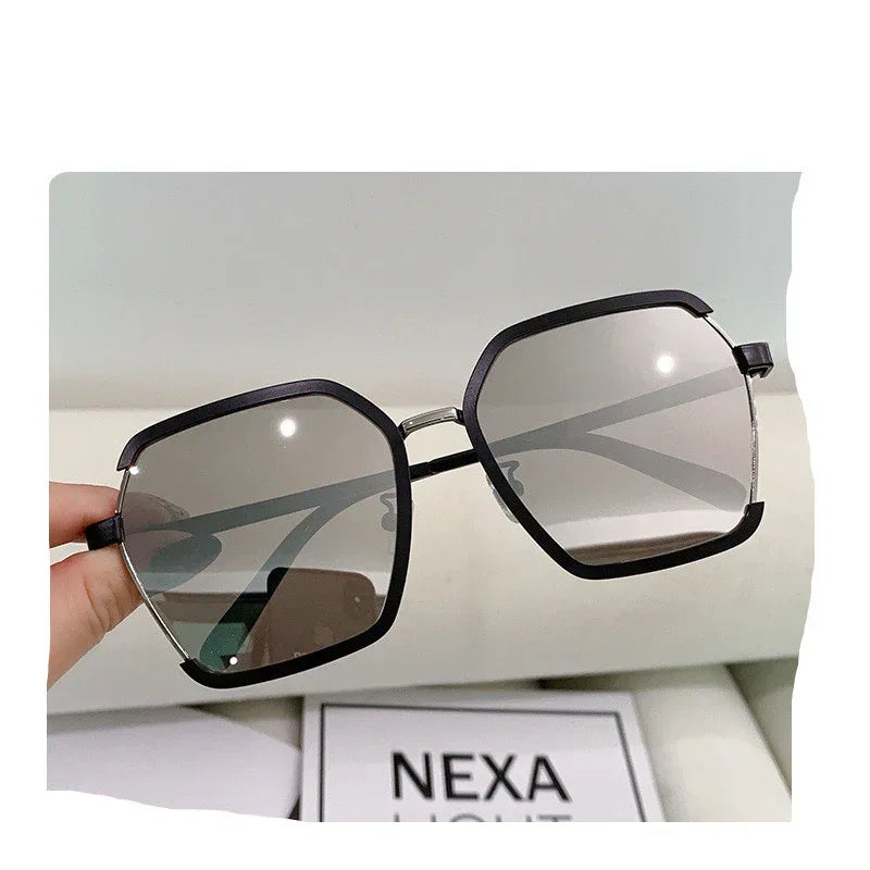 ins-vintage-half-frame-sunglasses - Viexta
