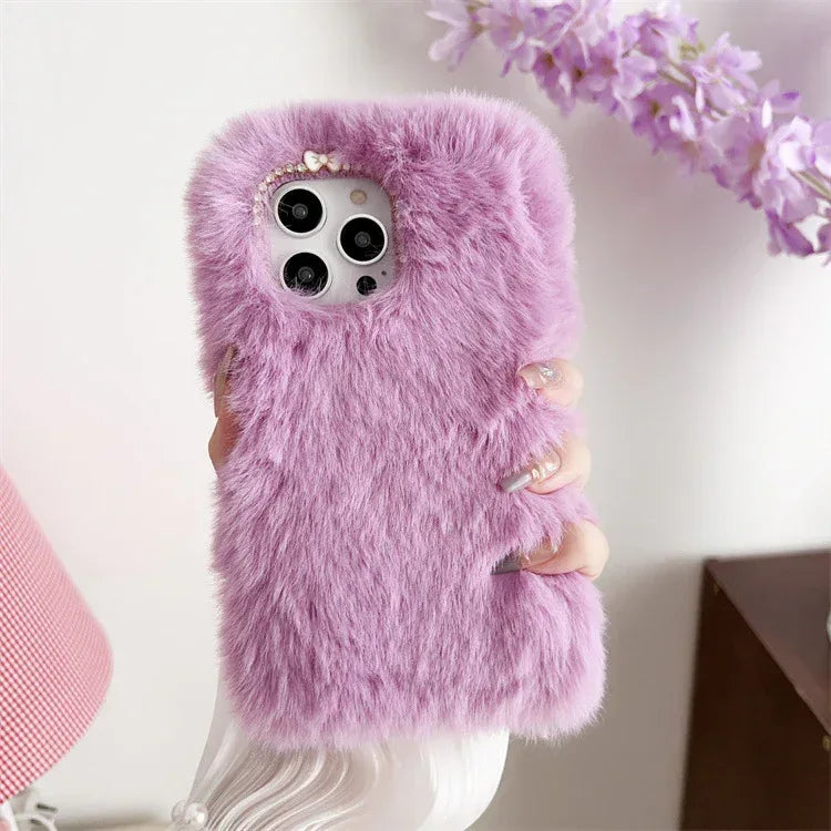 winter-plush-warm-iphone-case - Viexta