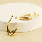 Titanium Steel Irregular Earrings