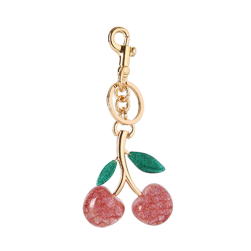 Cherry Handbag Pendant Keychain