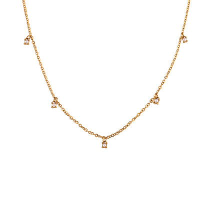 Zircon Clavicle Chain