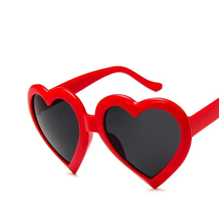 Trendy Heart-shaped Sunglasses - Viexta