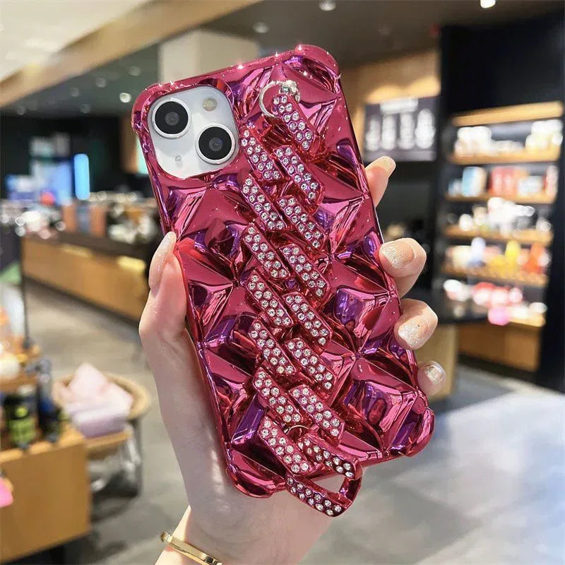 Rhinestone Braceleted iPhone Case - Viexta