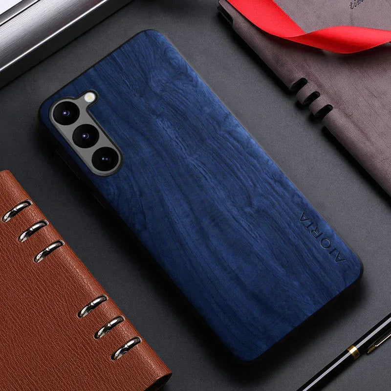 Interlaced Wood Grain Samsung Ultra Phone Case - Viexta