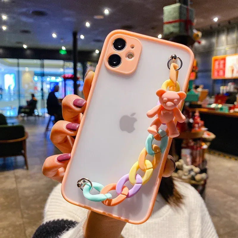 bear-bracelet-silicone-iphone-case - Viexta