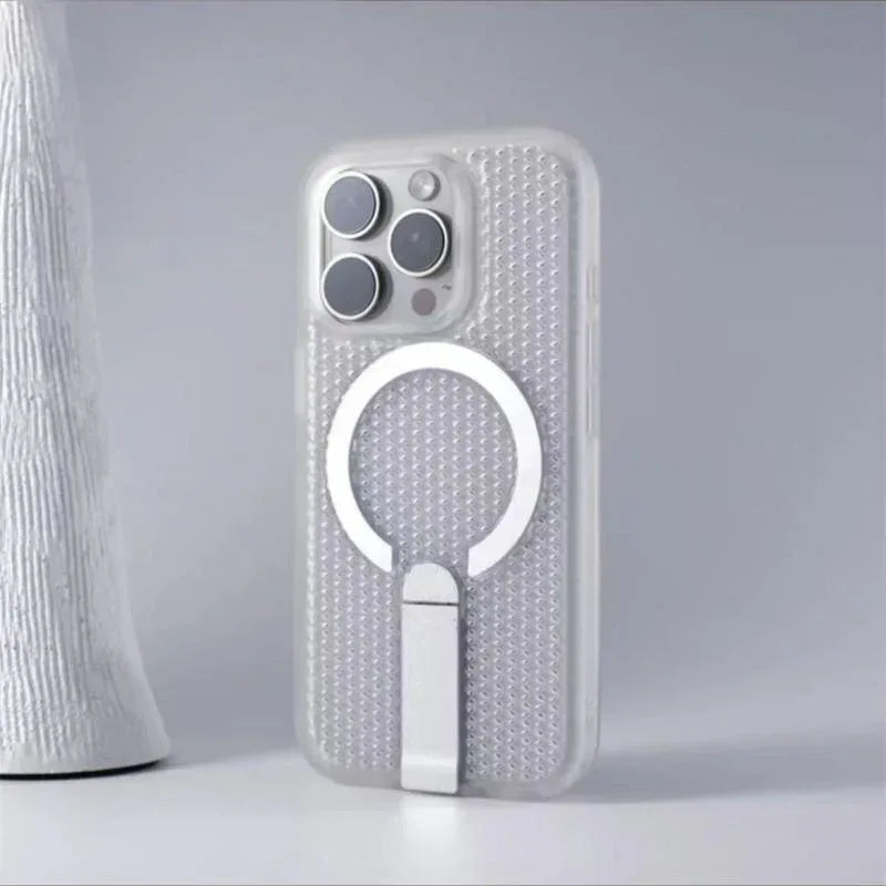 Drop-resistant Pivot Bracket Suction iPhone Case - Viexta