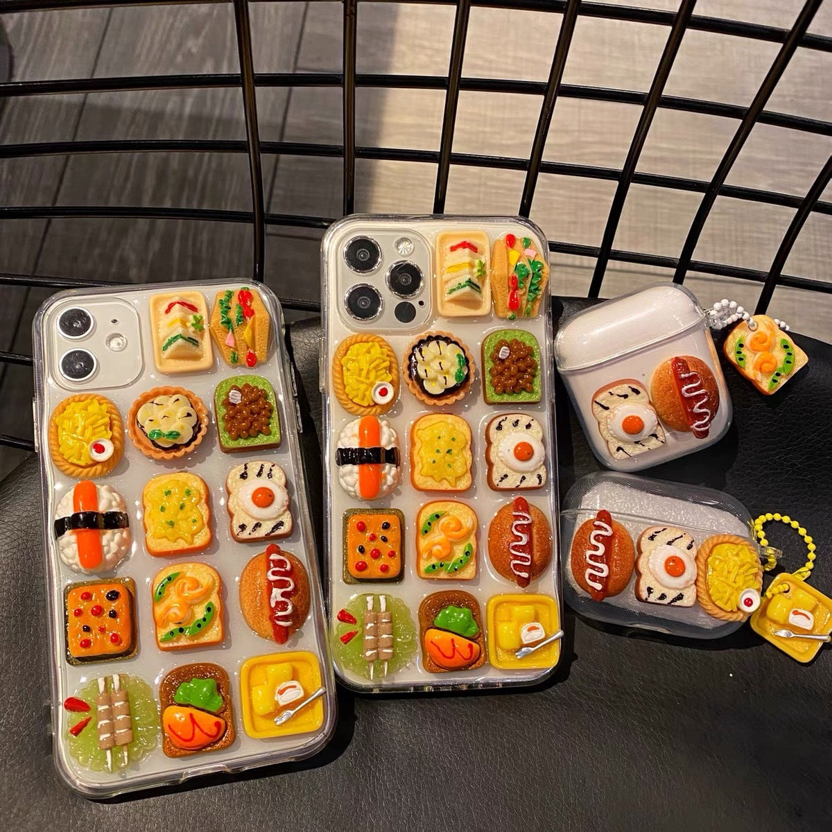 Sushi Transparent Epoxy iPhone Case