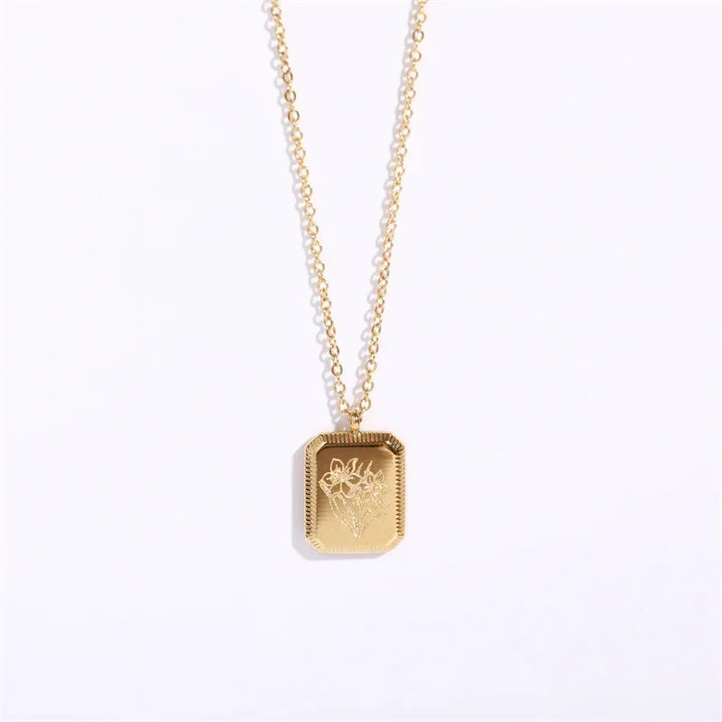 Birth Flower Necklace - Viexta