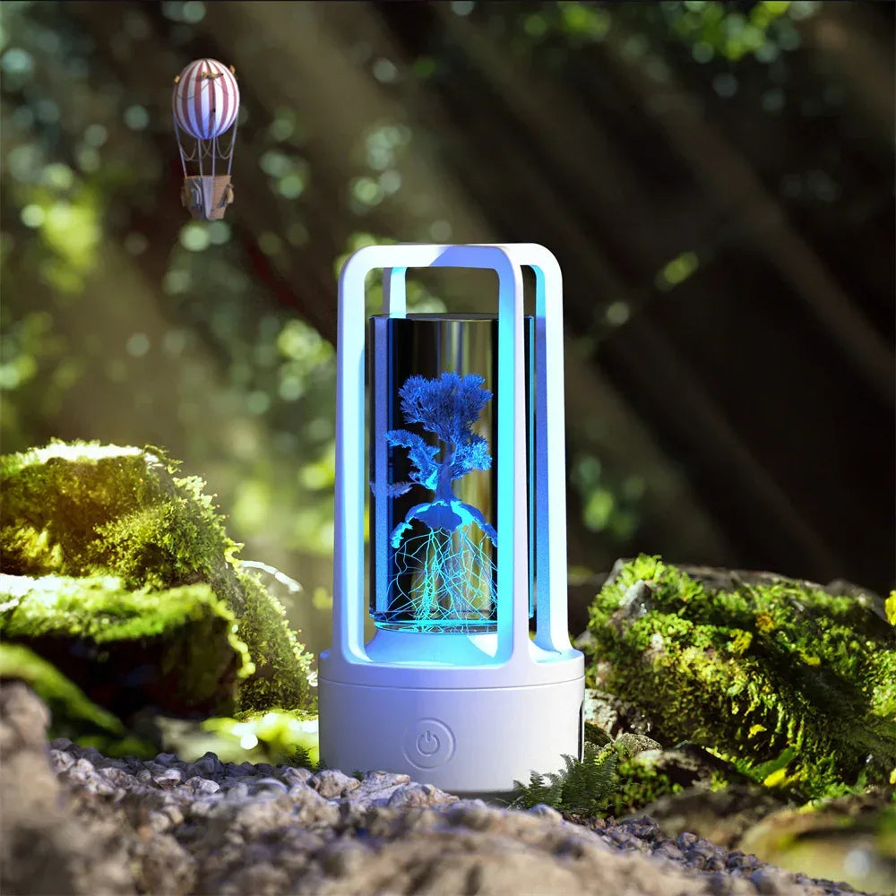 Creative 2 In 1 Audio Acrylic Crystal Lamp - Viexta