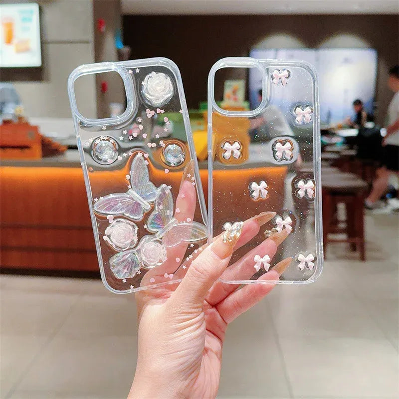 Korean Love Rose iPhone Case - Viexta