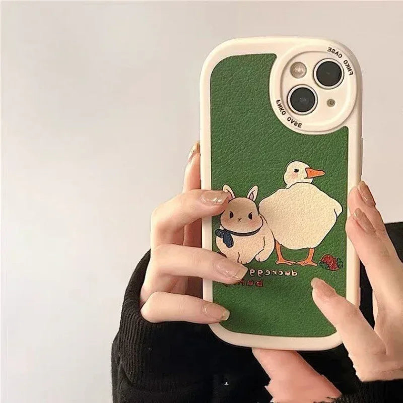 Cartoon Rabbit Anti Fall iPhone case - Viexta