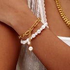 Pearl Titanium Steel Bracelet - Viexta