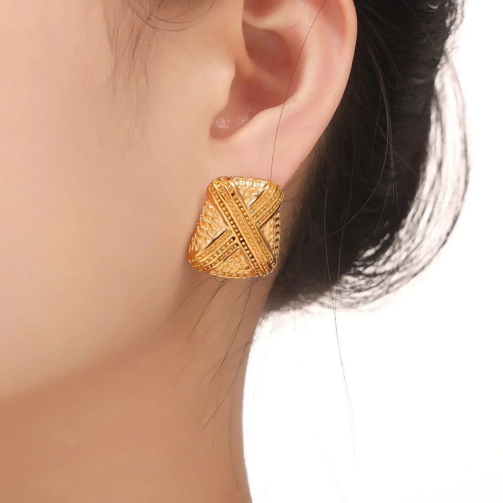 Women's Multi-layer Texture Earrings - Viexta