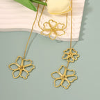 Retro Personalized Flower Necklace - Viexta
