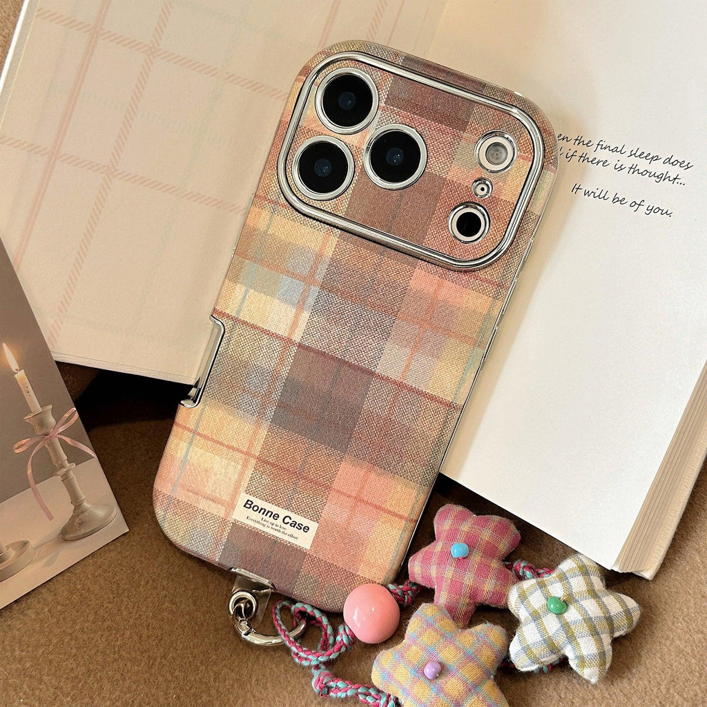 Fabric-Star Electroplated Shatter-Resistant iPhone Case - Viexta