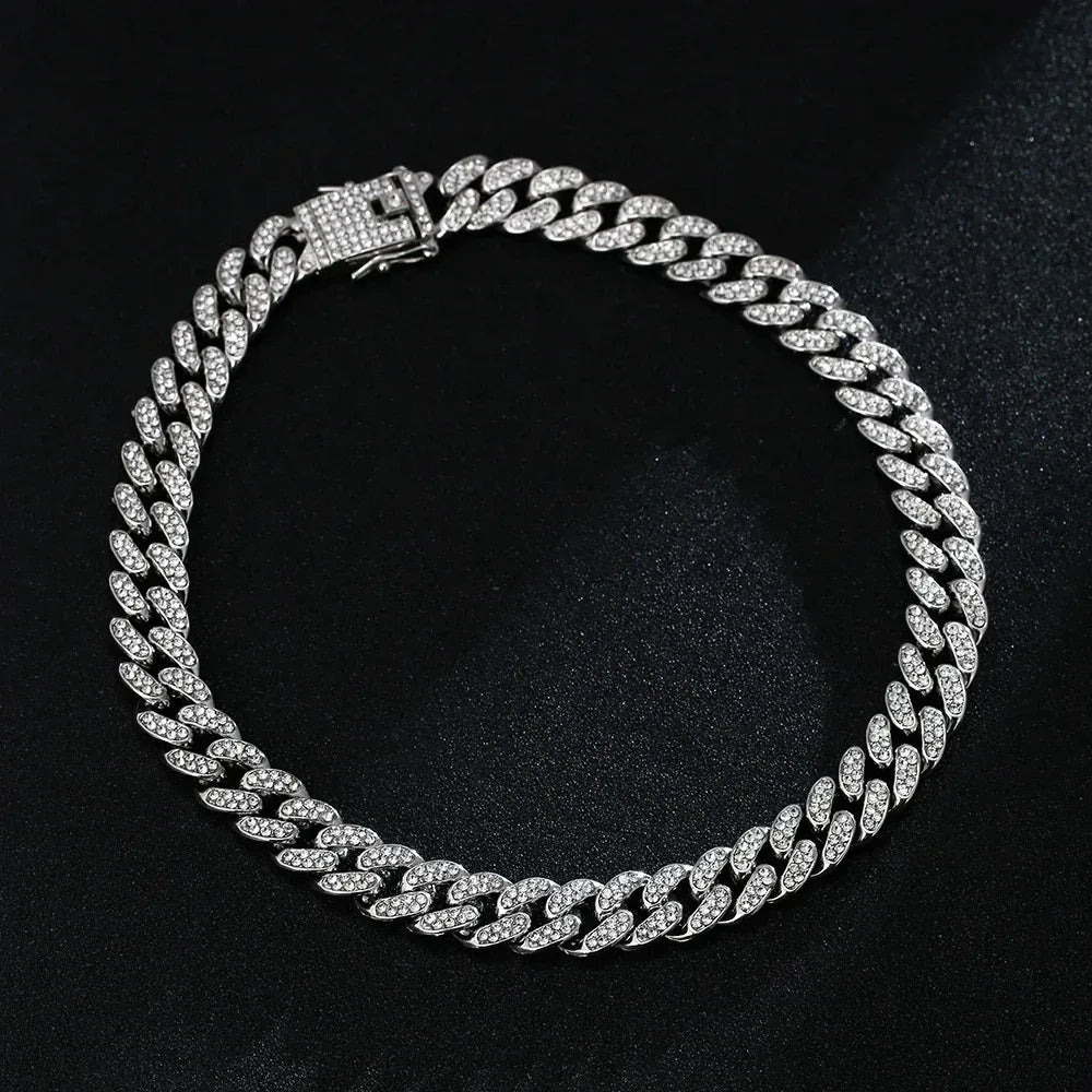 diamond-inlaid-necklace - Viexta