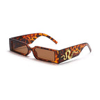 Diamond-studded Snake Sunglasses For Men And Women - Viexta
