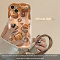 Chocolate Doll Lanyard iPhone Case - Viexta