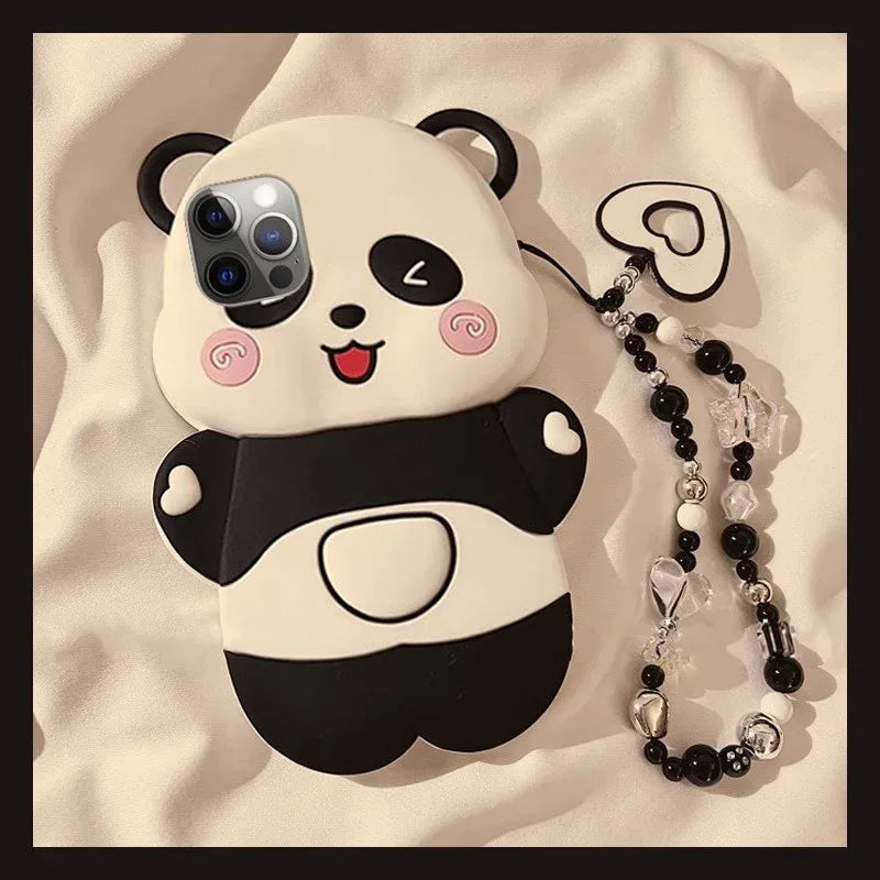 cute-panda-silicone-iphone-case - Viexta