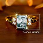 Geometric Edge Horse-eye Aquascaping Ring - Viexta