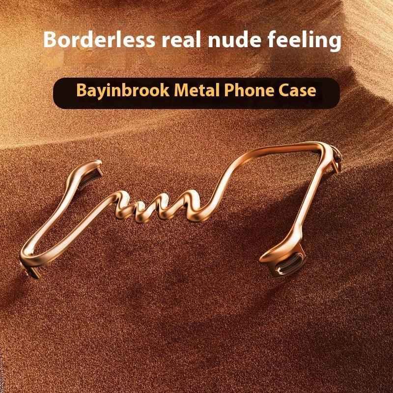 metal-frameless-half-pack-iphone-case - Viexta