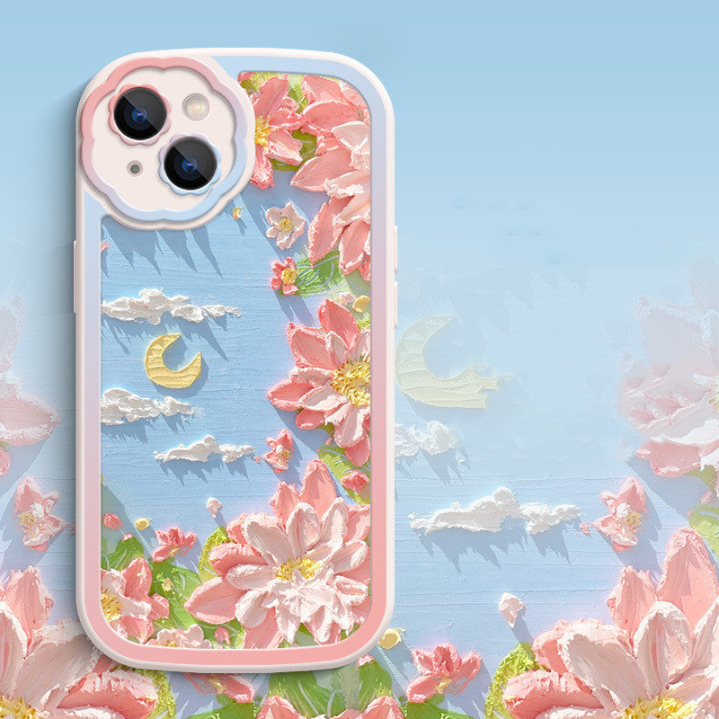 Oil Painting Flower iPhone Protective Case