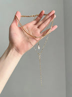 Round Pendant Multi-Layer Necklace