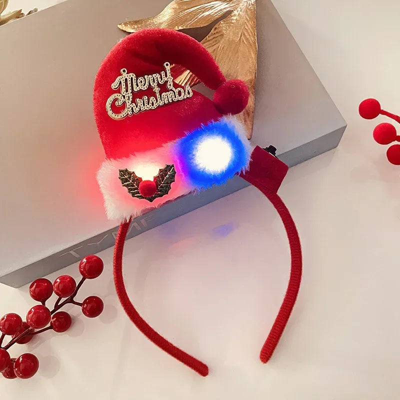 Christmas With Light Headband Snowflake - Viexta