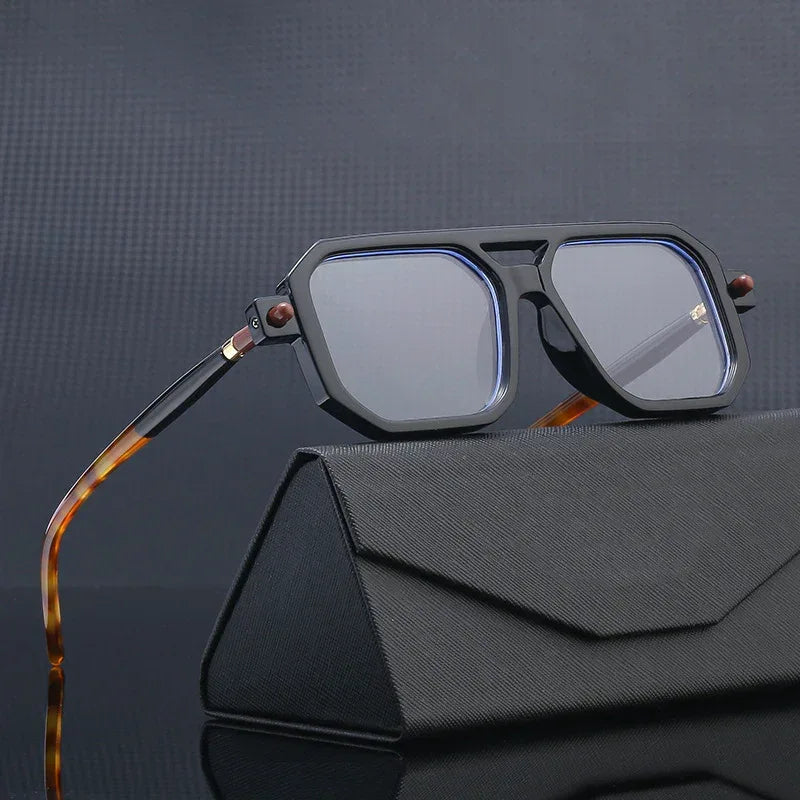 womens-thick-frame-square-frame-glasses - Viexta