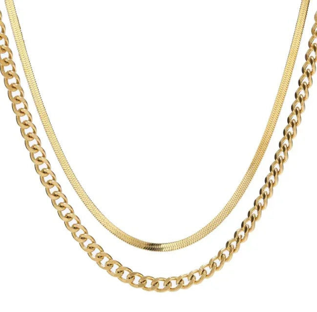 Multilayer Chain Snake Bone Chain - Viexta