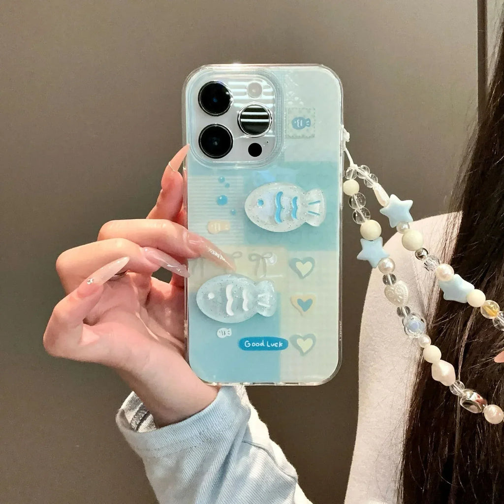 Single Layer Three-dimensional Fish iPhone Case - Viexta