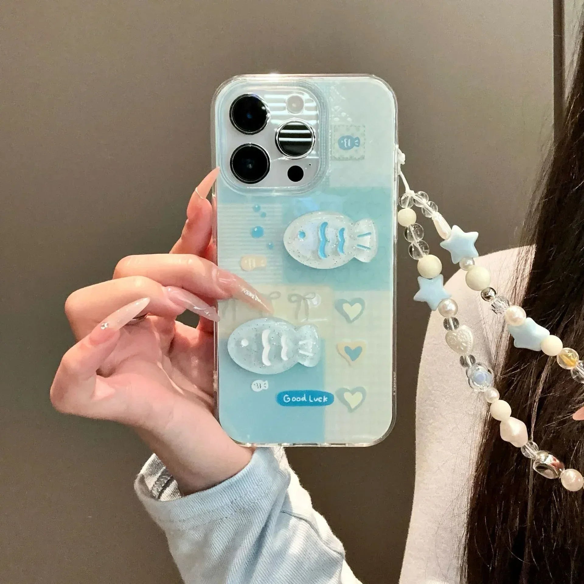 Single Layer Three-dimensional Fish iPhone Case - Viexta