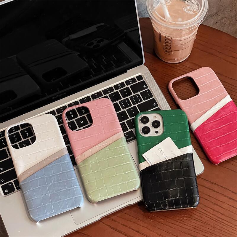 double-card-leather-pack-iphone-case - Viexta