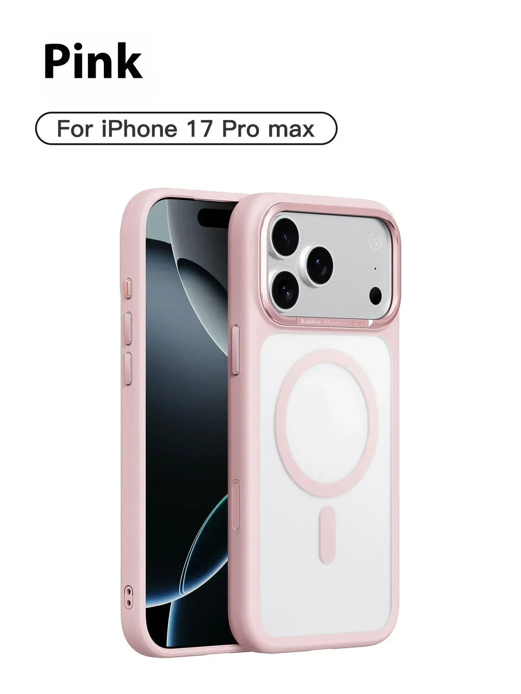 Frosted Magnetic Button Anti-fall Shell iPhone Case - Viexta
