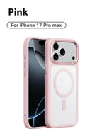 Frosted Magnetic Button Anti-fall Shell iPhone Case