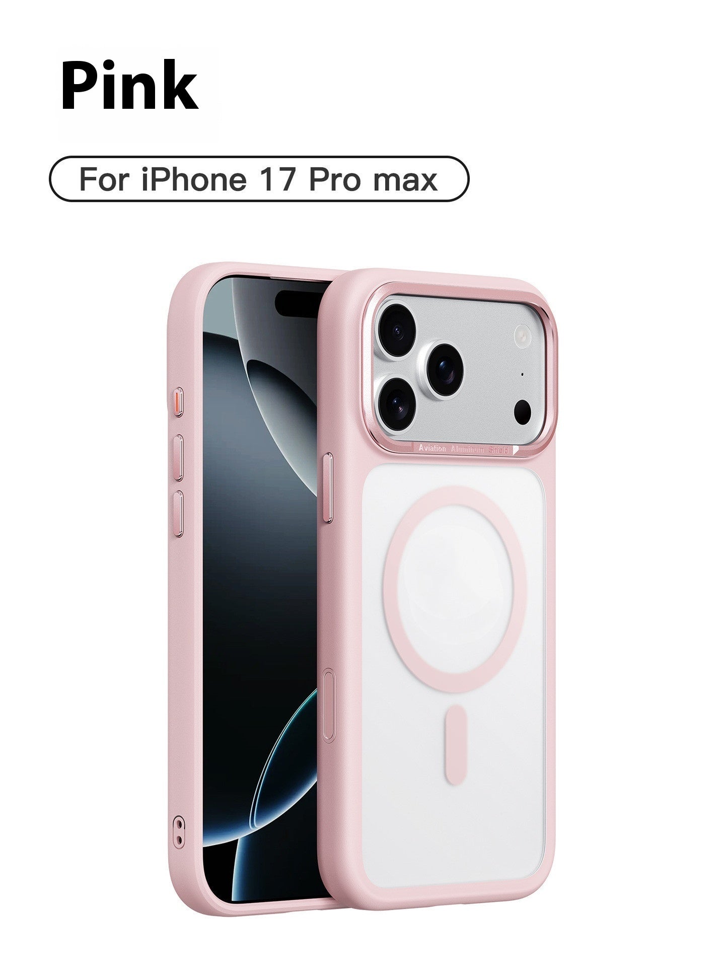 Frosted Magnetic Button Anti-fall Shell iPhone Case