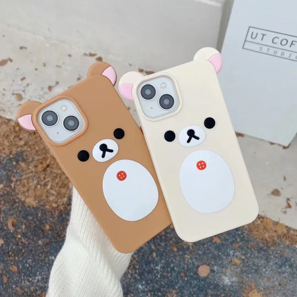 cute-cartoon-silicone-iphone-case - Viexta