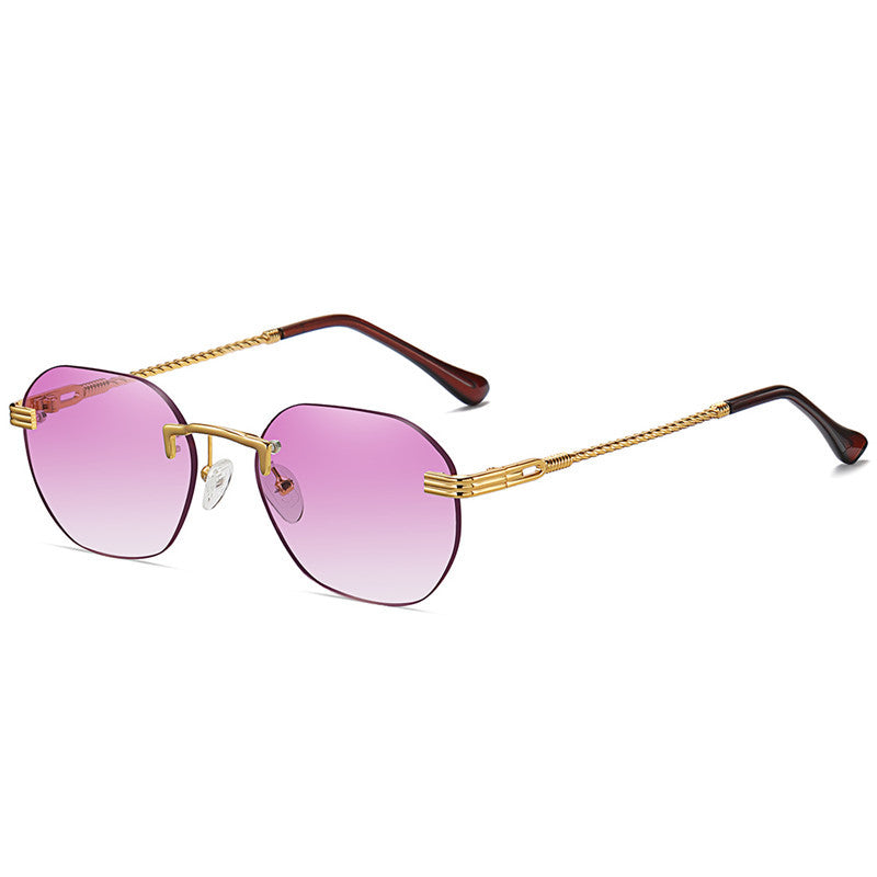 Metal Frameless Sunglasses