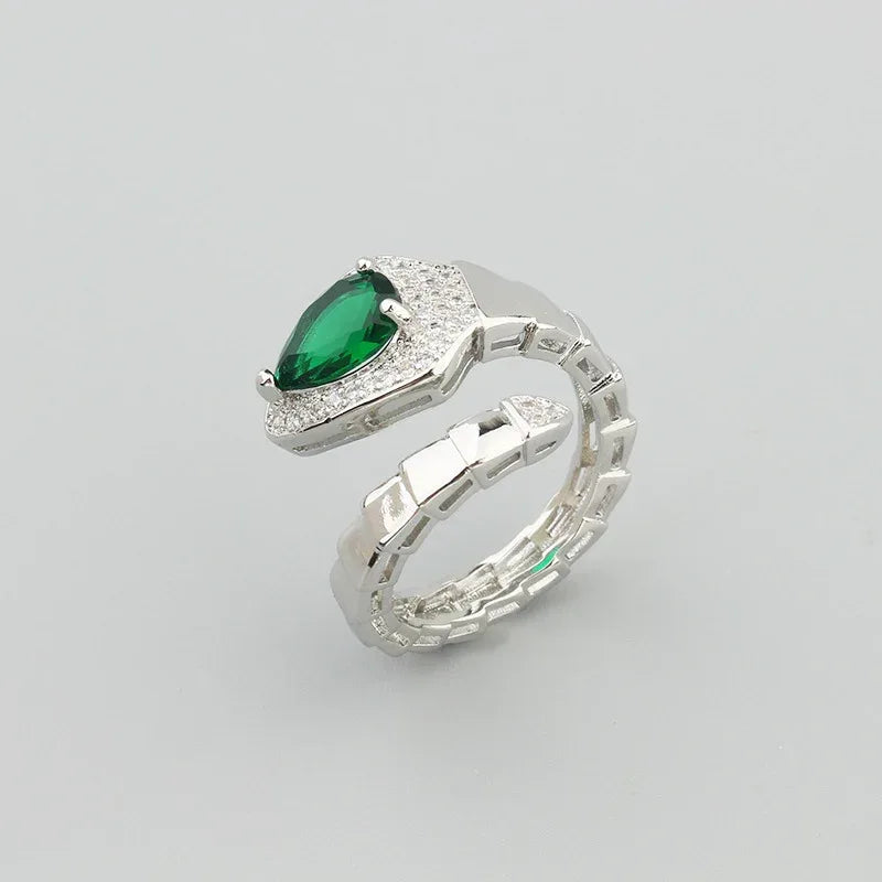 Spring Type Snake Bone Bracelet Ring Suit - Viexta