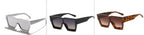 Fashion One Piece Large Frame Square Sunglasses - Viexta