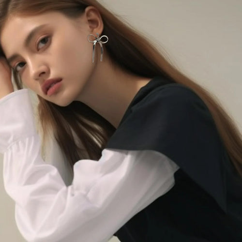 18k-bow-womens-earrings - Viexta