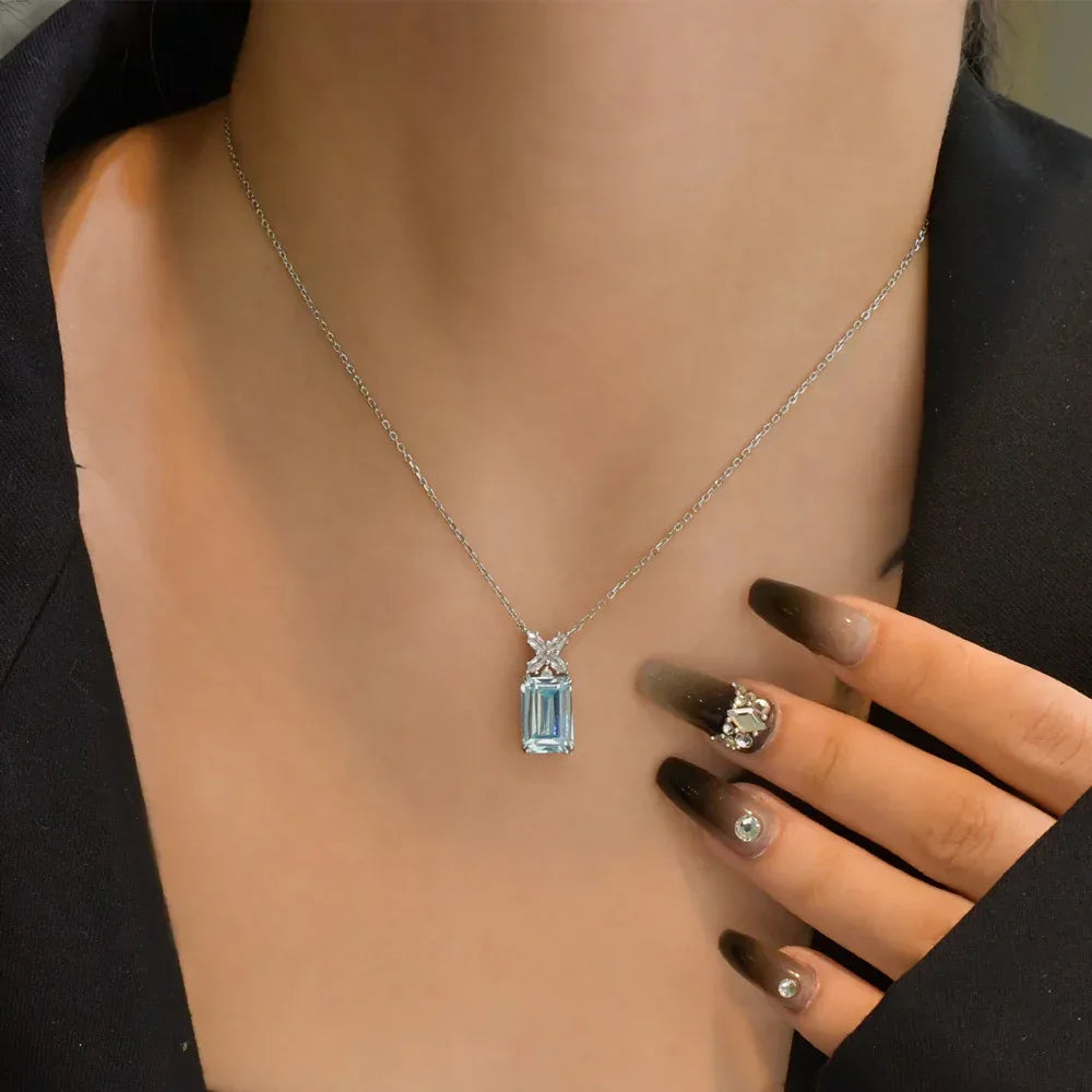 Aquamarine Niche Necklace - Viexta