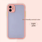 fine-hole-all-inclusive-frosted-contrast-iphone-case - Viexta