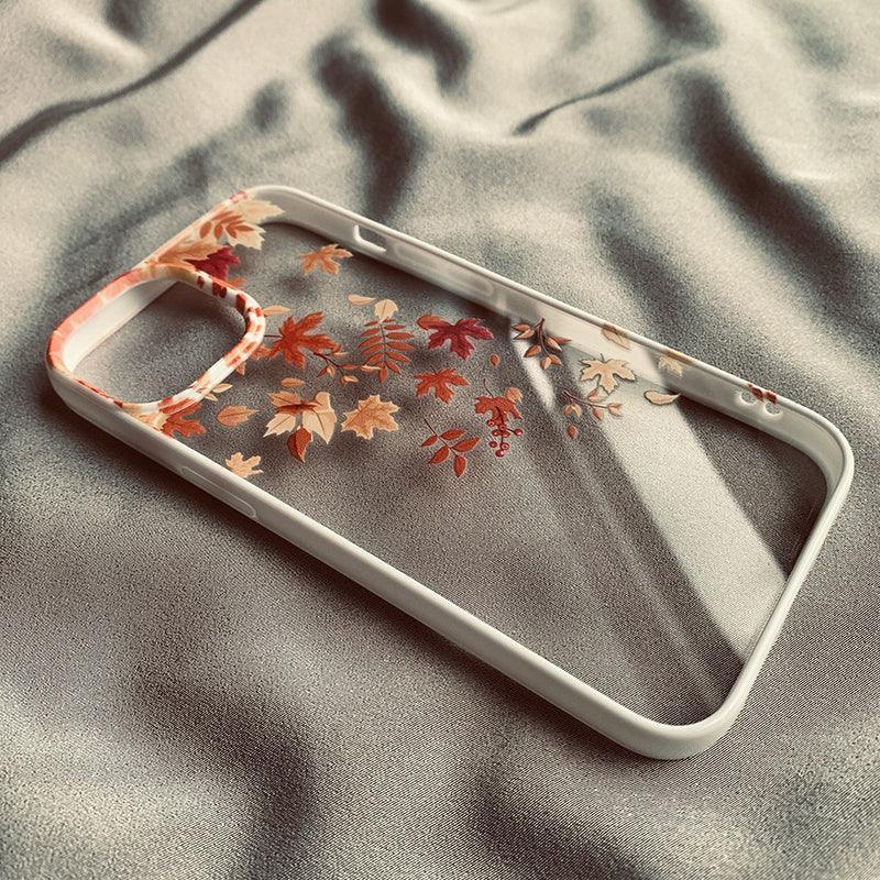 Autumn Wind And Fallen Leaves iPhone Case - Viexta