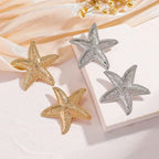 Ocean Exaggerated Star Ear Studs - Viexta