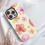 Flower Two-in-one Film iPhone Case