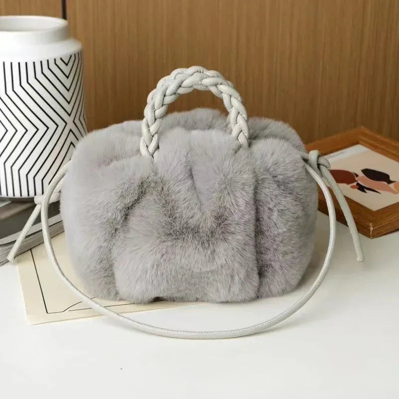 Plush Versatile Pleated Cloud Bag - Viexta