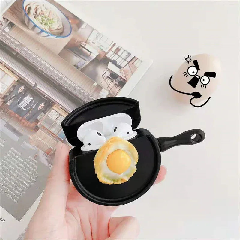 3D Croissant Silicone Airpods Case - Viexta