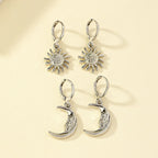 Pair Crescent Trendy Earrings - Viexta